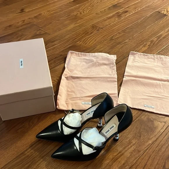 MIU MIU BLACK SHOES - Picture 5 of 5